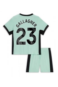 Chelsea Conor Gallagher #23 Jalkapallovaatteet Lasten Kolmas peliasu 2023-24 Lyhythihainen (+ Lyhyet housut)